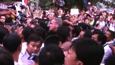 Thousands of Aung San Suu Kyi followers greet her release