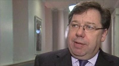 Irish Prime Minister Brian Cowen