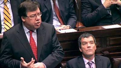 Irish Prime Minster Brian Cowen