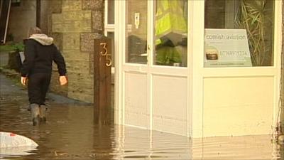 Flooding in Cornwall