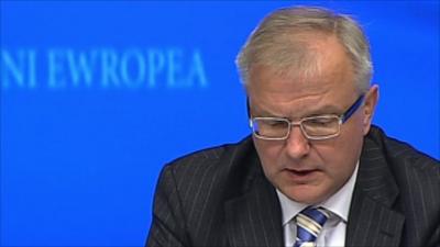 European Economic Affairs Commissioner, Olli Rehn,