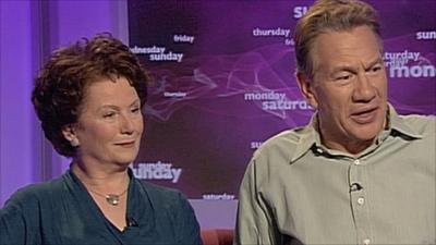 Hazel Blears and Michael Portillo