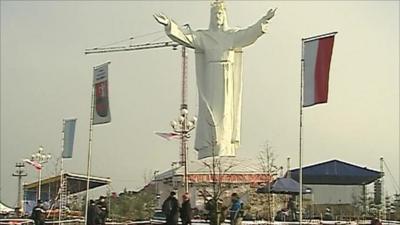 Poland's statue of Jesus