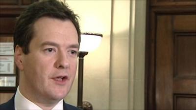 George Osborne: "we want the Irish economy to be stable"