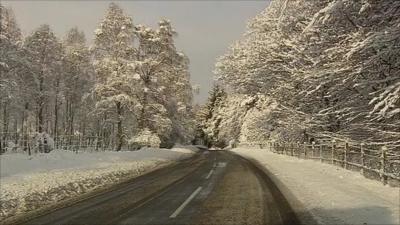 Parts of Scotland are under a blanket of snow