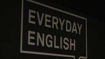 Sign: 'Everyday English'