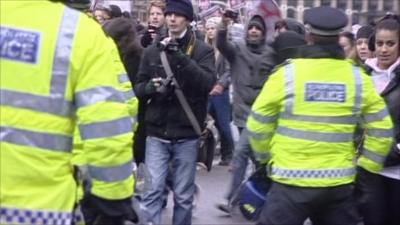 Protest in London