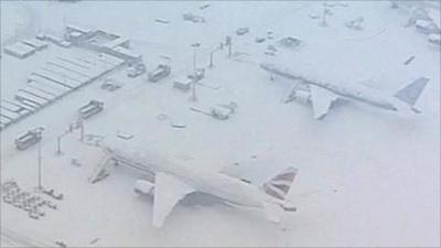 Gatwick snow