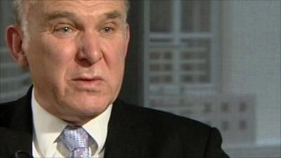 Business Secretary Vince Cable