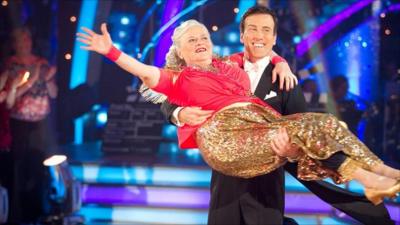 Ann Widdecombe and Anton Du Beke