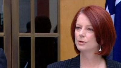 Australian Prime Minister Julia Gillard