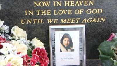 A touching tribute at Maria Stubbings' grave