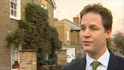 Liberal Democrat Leader, Nick Clegg