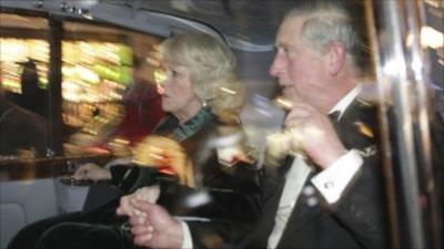 The Duchess of Cornwall and the Prince of Wales