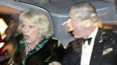 Duchess of Cornwall (left) and The Prince of Wales (right)