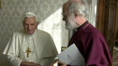 The Pope and the Archbishop of Canterbury