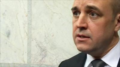 Swedish Prime Minister Fredrik Reinfeldt