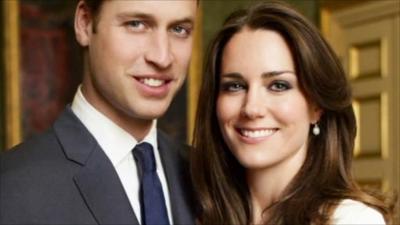 Prince William and Kate Middleton's engagment portrait