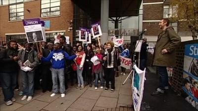 Students protest EMA cuts