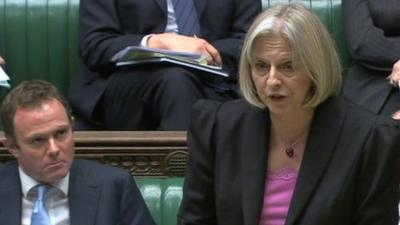 Theresa May says use of water cannons "not needed"