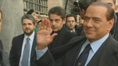 Italy's PM Silvio Berlusconi