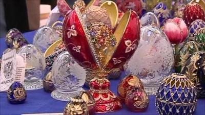 Fake Faberge eggs