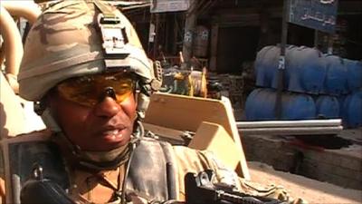 A street patrol in Lashkar Gar