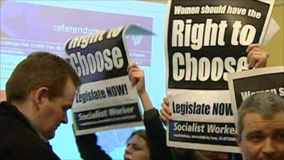 'Right to choose' posters