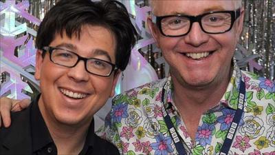 Michael McIntyre and Chris Evans