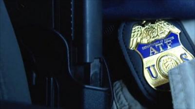 ATF badge and gun