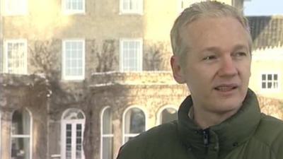 Julian Assange is staying at the Suffolk mansion of Vaughan Smith during his house arrest.