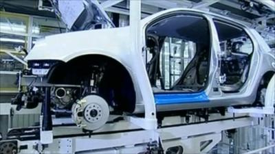 Inside a VW car plant