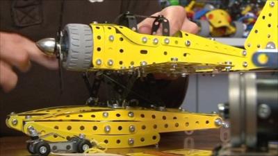 Meccano aeroplane