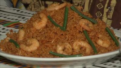 A traditional Christmas meal from Ghana