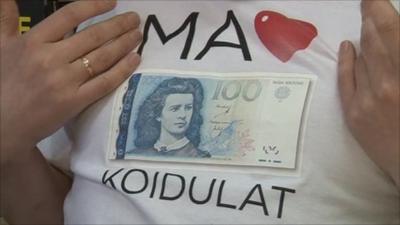 The Estonian kroon will be replaced by the euro