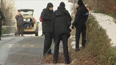 Foresnics team scours the area