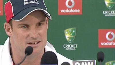 England Captain Andrew Strauss