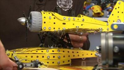 A Meccano seaplane