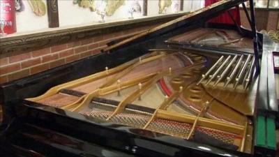 The contender for the world's largest grand piano