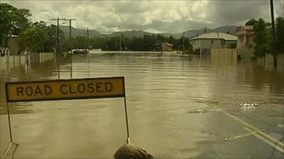 Road flooded