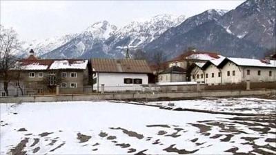 Grounds of psychiatric hospital in Tyrol province
