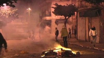 Rioting in Algiers