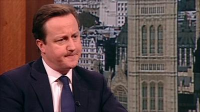 Prime Minister David Cameron