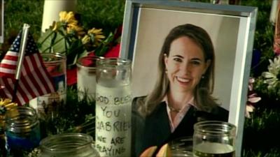 Vigil for Congresswoman Gabrielle Giffords