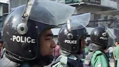 Bangladeshi policeman