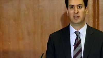 Labour leader Ed Miliband