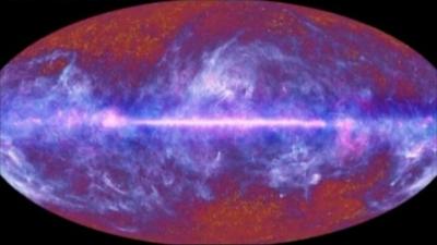 Image of the universe, captured by the Planck Telescope