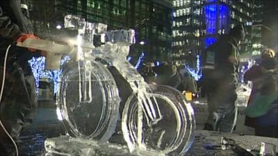 Ice bicycle