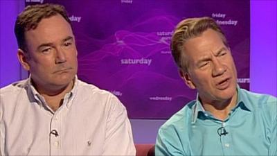 Jon Cruddas and Michael Portillo