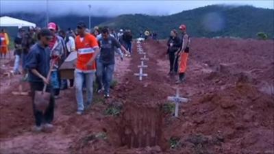 Burials have started taking place for the victims